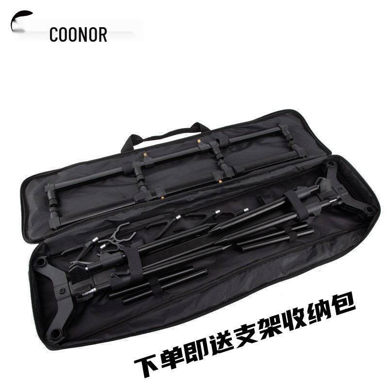 European Carp Fishing Rod Holder with Alarm Light - Aluminum Alloy