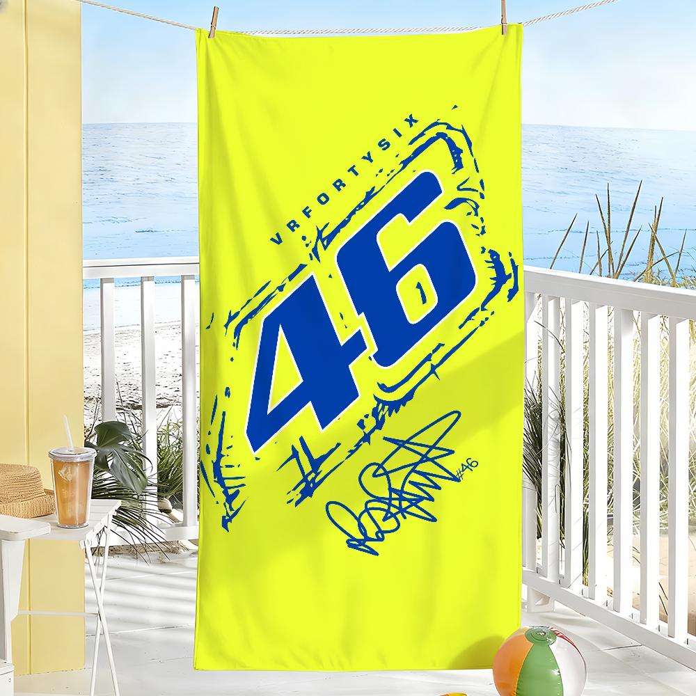 Modisches Handtuch Weich Pool Geschenk Für Reise Fitnessstudio Dusche Camping Schnelltrocknend Sport V-Valentino Moto R-Rossi Cool-46 Große Strandtücher
