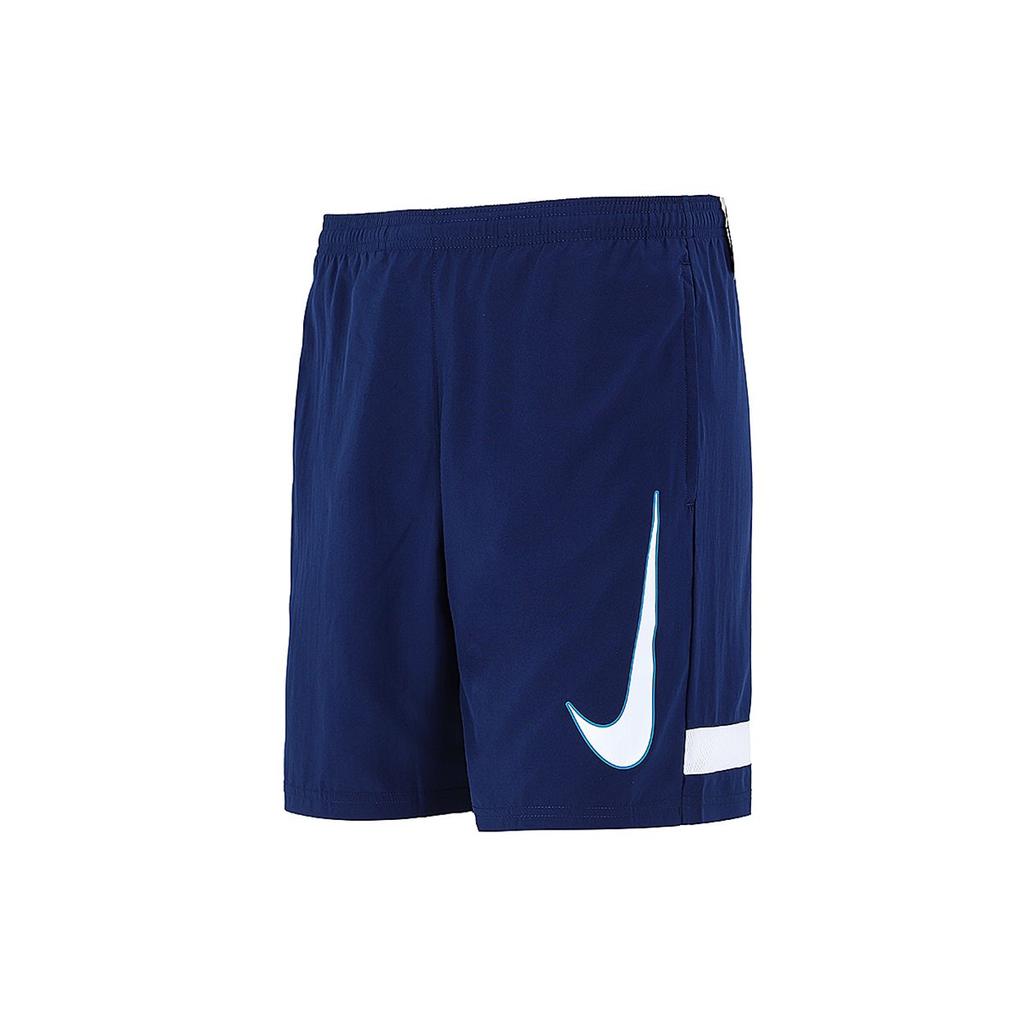 Nike Logo Print Training Workout Quick-Dry Breathable Shorts Men Bottoms Blue CV1468-492