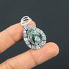 Daughters Day Deal Pear Seraphanite Gemstone 925 Sterling Silver Pendant Jewelry