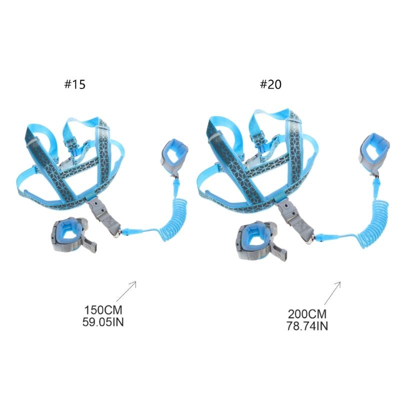 Outdoor Kids Toddler Safety Reflective Back Belt Baby Anti Lost Wrist Link Toddler Walk Leash Safety Harness Strap Rope