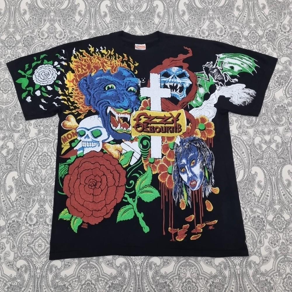 Vintage Ozzy Osbourne T Shirt Metal Band Tee Ovp Graphic Black Sabbath