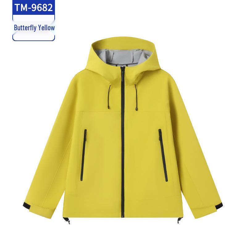 Autumn/Winter Cultural Hooded Windbreaker: Lightweight Three-Layer Composite Mountaineering Suit Jacket