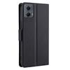 For Motorola Edge (2024) 5G Case Card Holder PU Leather Phone Cover