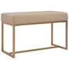 Day and Night - Day and Night Bench 80 Cm Beige Velvet