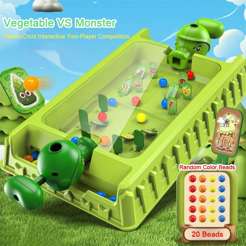 Table Top Design Double Pinball Machine 20/40/60pcs Beads Battle Game Children's Toy