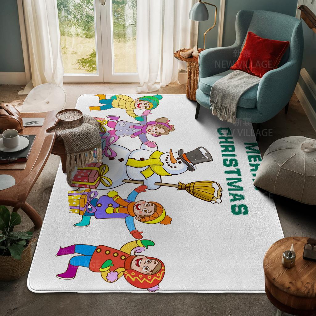 Koberec ke vchodu do domu Rohožka ke dveřím do domu Obývací pokoj Vana Koupelna Protiskluzové koberce s absorpcí vody vana Veselé Vánoce zima