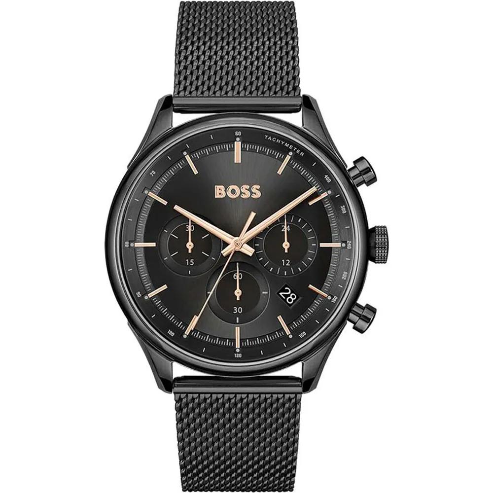 BOSS Gregor Black Stainless steel Black Men s Quartz Watch 1514065 чёрный