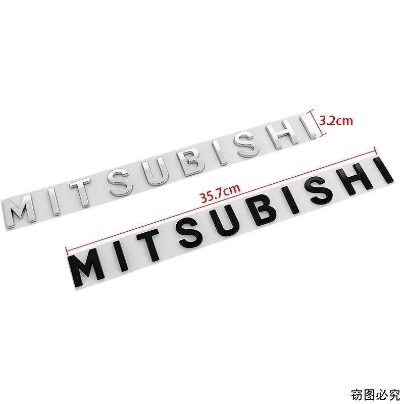 36CM ABS Car Front Rear Trunk Emblem for Mitsubishi Lancer Pajero ASX Outlander Eclipse Cross Galant Mirage L200 Colt Stickers