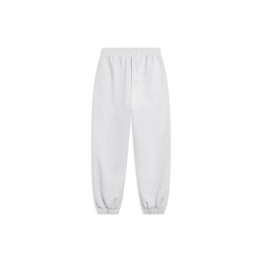 Li Ning China Culture Collection Knitted Sweatpants Men's Heather Gray Deep Antarctic Gray AKLT411-2