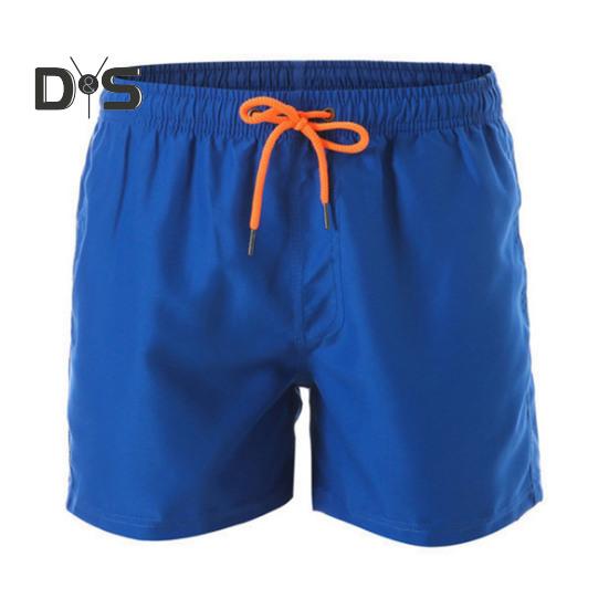 Léto Elastický pas Stahovací šňůrka Plážové surfovací šortky Síťovaná podšívka Kapsy Rychleschnoucí plavky