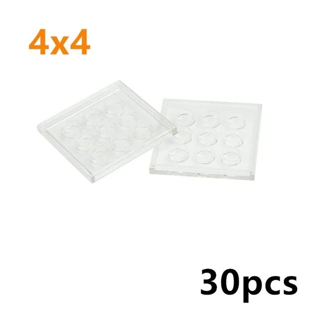 DO IT YOURSELF Ceramic Tile Construction Bricks MOC Smooth Figures Blocks 4x4 6x6 8x8 8x16 7x7 Works With 10202 1751 Learning Creativity Playthings