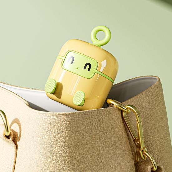 Lint Roller Reusable Washable Sticky Roller Eco-Friendly Pet Hair Remover Robot Design 2-in-1 Portable Lint Brush Quick Drying Travel Cleaner