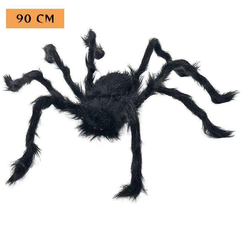 Large Plush Spider Props for Halloween Decorations - Haunted House & Courtyard Decor