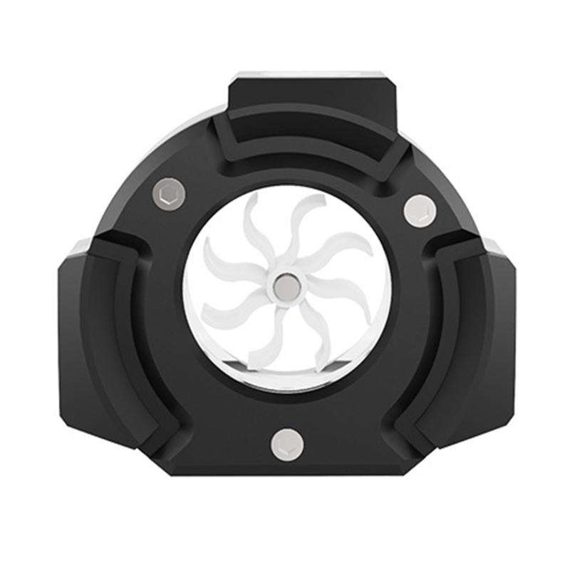 

High Accuracy PC Water Cooling Flow Meter with G1/4 Thread and Industrial Aesthetics Design Fit for Enhancing Durability белый