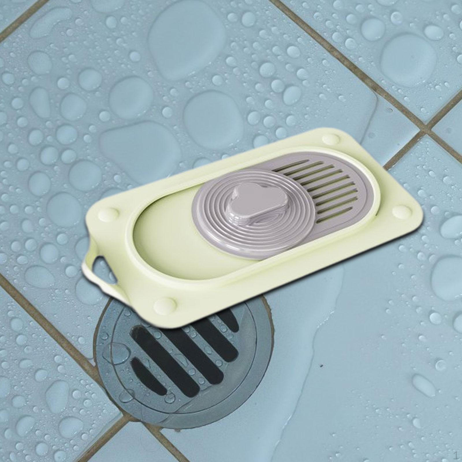 

Напольный слив с ползунковым переключателем, крышка для защиты от запаха для душевого слива, пробка для ванны, зелёный