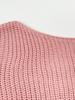 Autumn/Winter Off-Shoulder Knit Sweater - Loose Fit, Pure Color, Casual Style