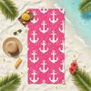 Sea Ship Anchor Towel Soft Pool Gift For Travel Gym Shower Camping Quick Dry Sports Beach Towels