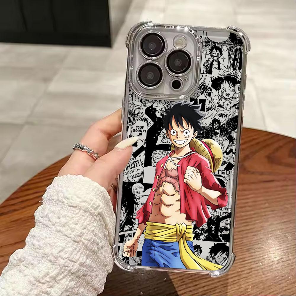 One Piece Luffy Monkey D Weiche Hülle Für iPhone 17 Pro 16 15 14 13 12 11 Pro Max Hülle 17 Plus 17E 16E 17Air Silikon Handyhülle