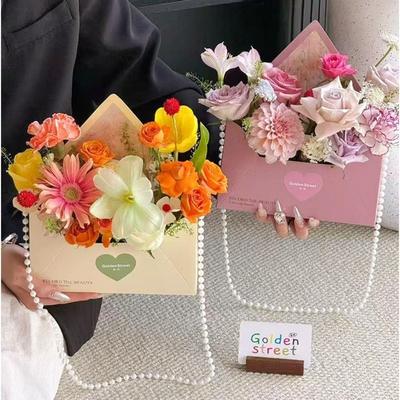 5pcs Presentation Box Handmade Flower Package Box DIY Gift Wrapping Flower Envelope Box Floral Arrangement Box Mother's Day