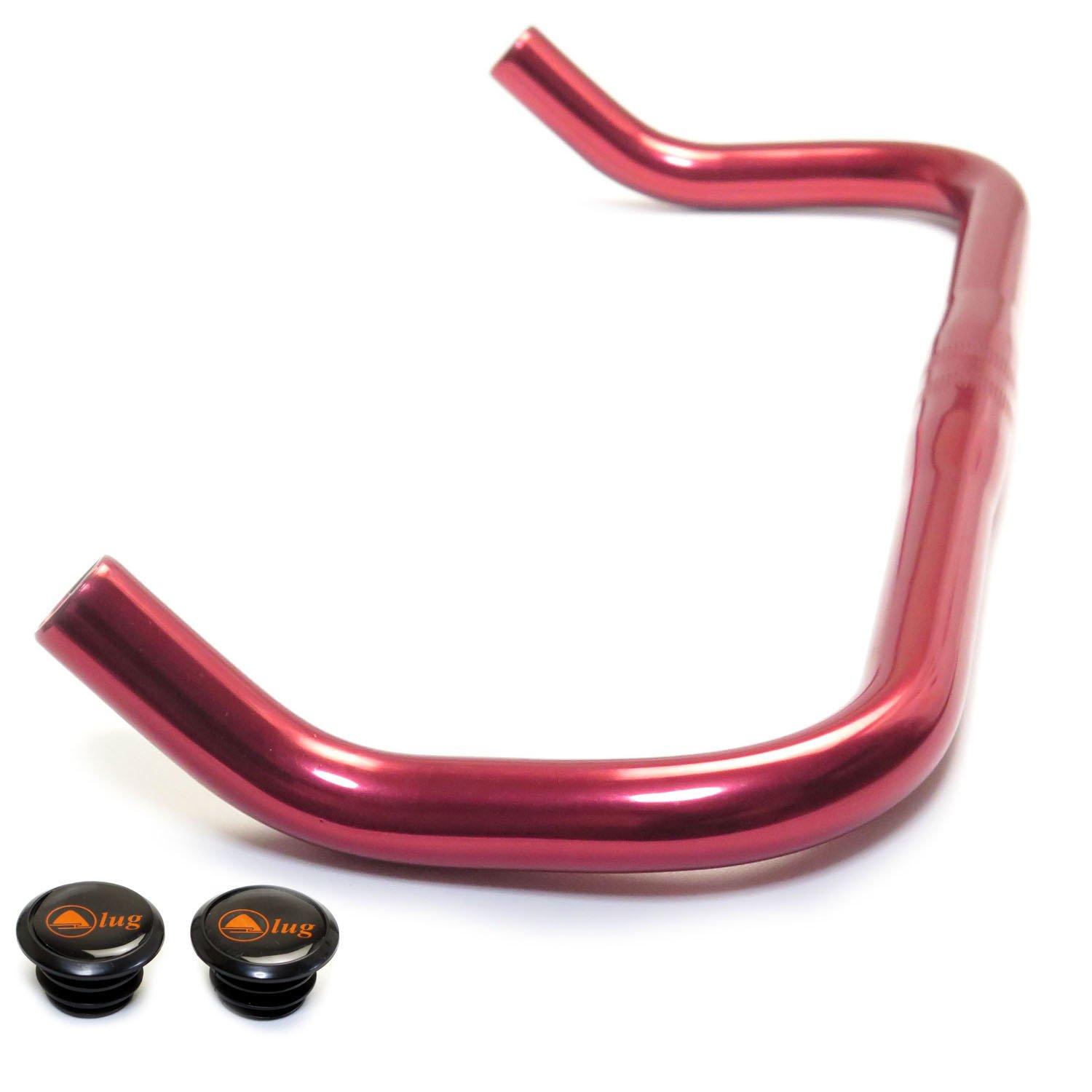 

Aluminum Alloy Bullhorn Flat 410mm Bars Red End Caps Bars, Wide, 25.4mm Clamp, 22.2mm (04 Included)