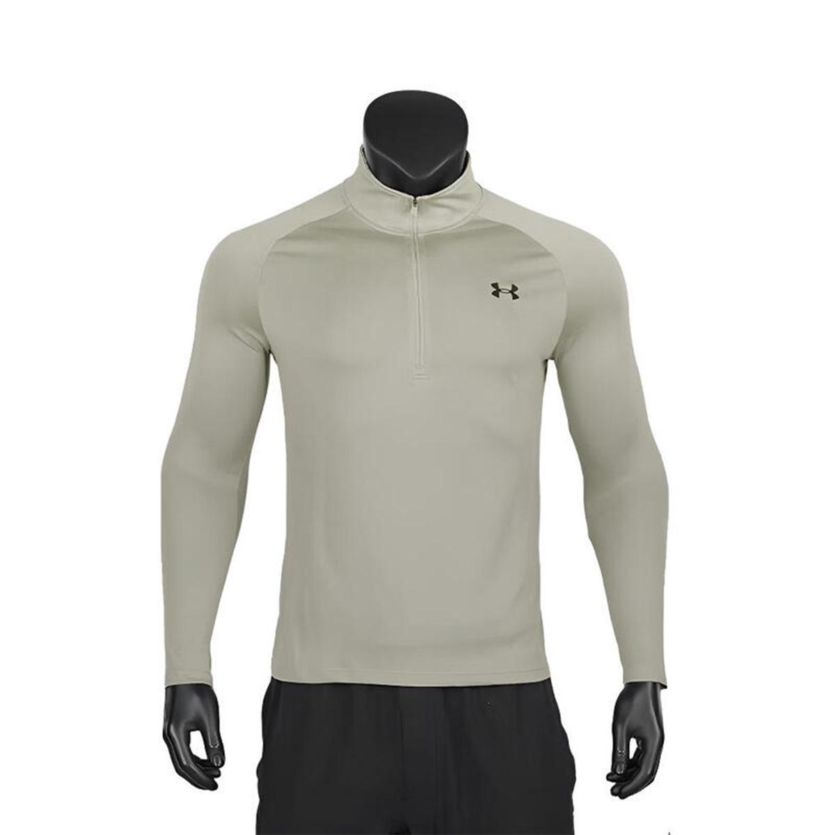 

Under Armour Half Zip Sports Long Sleeve T-Shirt Men tops 1328495-203 M