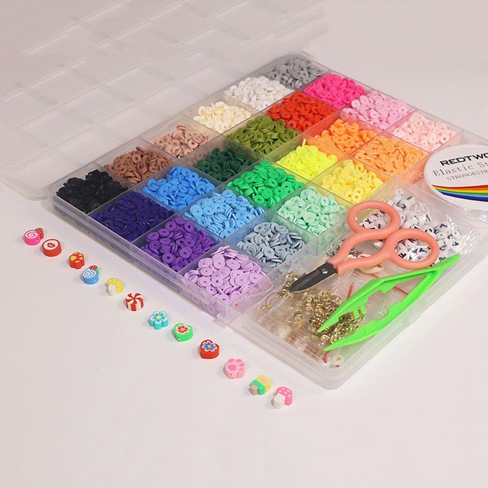 Clay Slice Beads Polymer Clay Beads Kit Jewelry Hand Making Accessories  DIY Jewelry Making