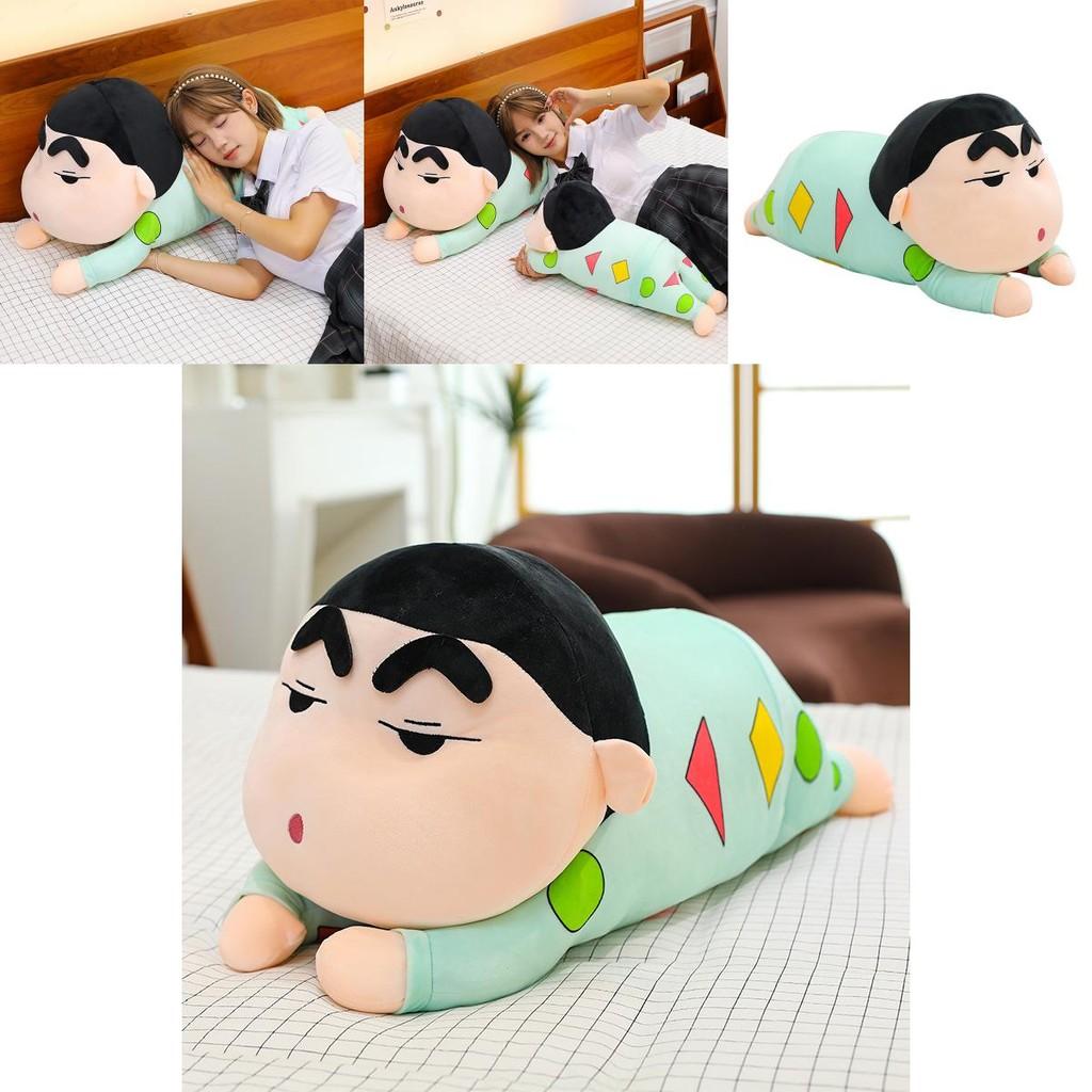 Crayon Shin Chan Sleeping Pose Plush Cartoon Soft Bed Decor Gift For Kids