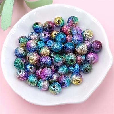 Acrylic Round Shape For Jewelry Making Loose Beads 100 Pcs/lot Jewelry Accessories Jewelry Finding 6mm8mm High-quality DIY Crafts