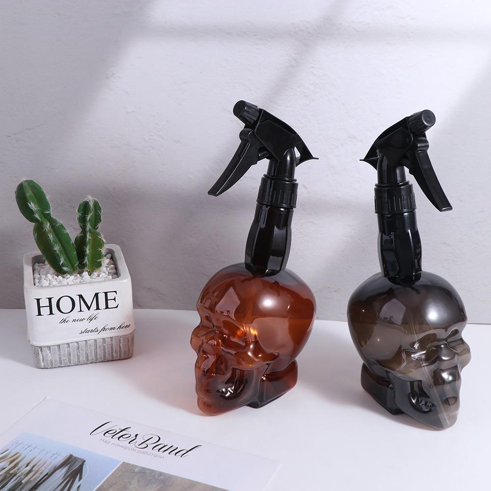Large Capacity Hairdressing Spray Bottle Skull Head Design Refillable Bottles  Barber