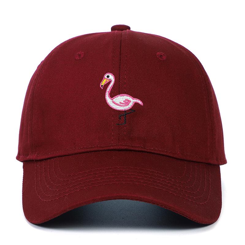 Embroidered Flamingo Soft Baseball Cap for Men & Women - Sun Protection Dad Hat