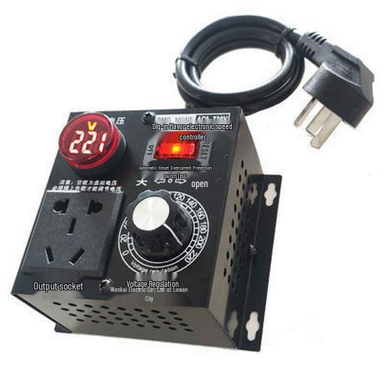 

220V AC Variable Speed Controller for Angle Grinders, Exhaust Fans, and Ceiling Fans