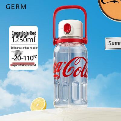Germ Coca-Cola 1250ml Large Capacity Plastic Water Bottle