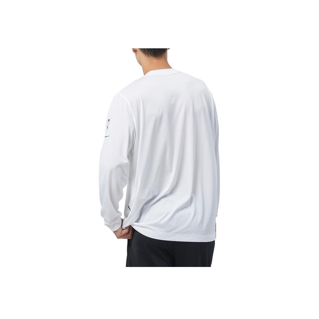 Nike Letter Pattern Print Long Sleeve T-Shirt Men Tops White DR2182-100
