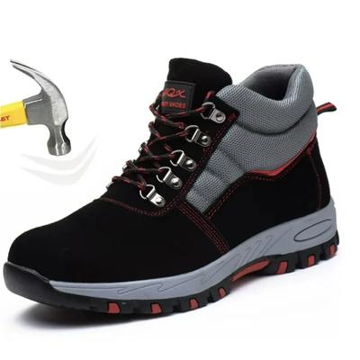 Hochwertige Herren Sicherheitsstiefel Arbeitsstiefel Stahlkappenschuhe Durchstichsicher Herrenstiefel Winterstiefel Warme Sicherheits-Botines für Herren Botas