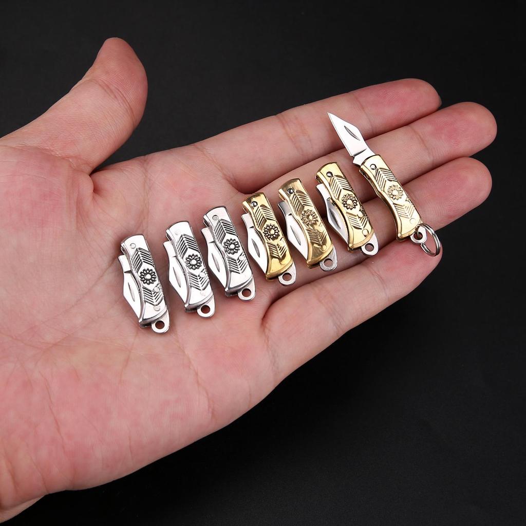 Mini Folding Pocket Keychain Knife - Compact, Portable, and Convenient