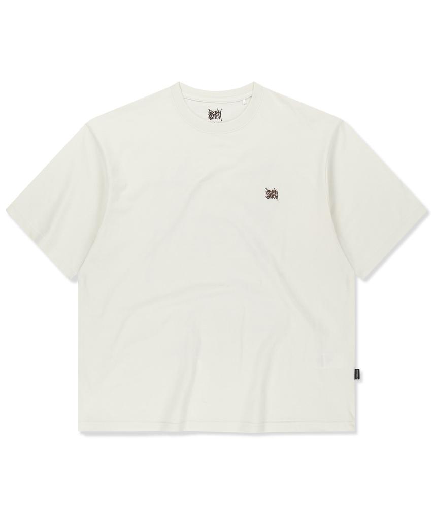 BROWNBREATH 20Th Anniv Tag Tee - Ivory