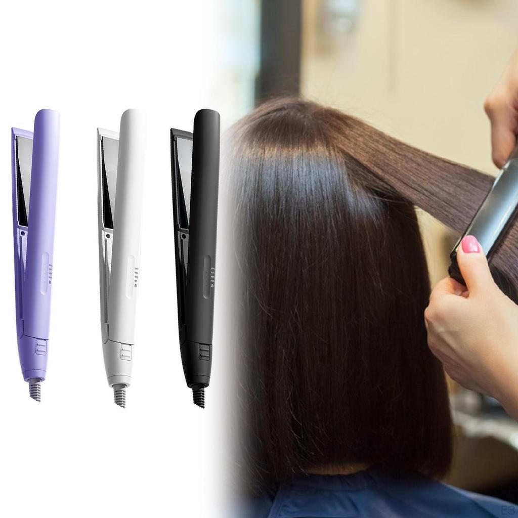 Flat Iron Hair Straightener Curling Portable Gifts Fast Heating Lightweight