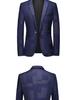 2022 Men's Slim-Fit Jacquard Suit: Large Size Casual, Wedding & Nightclub