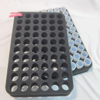 60 Slot Foam Organizer Pad with Removable Dividers for 15ml/10ml Nail Polishes Essential Oils - Bottom Section Not Included