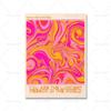 Trendy Retro Aesthetic Posters And Prints Orange Pink Preppy Y2k Quote Wall Art Canvas Painting Wall Picture For Dorm Room Decor No Frame