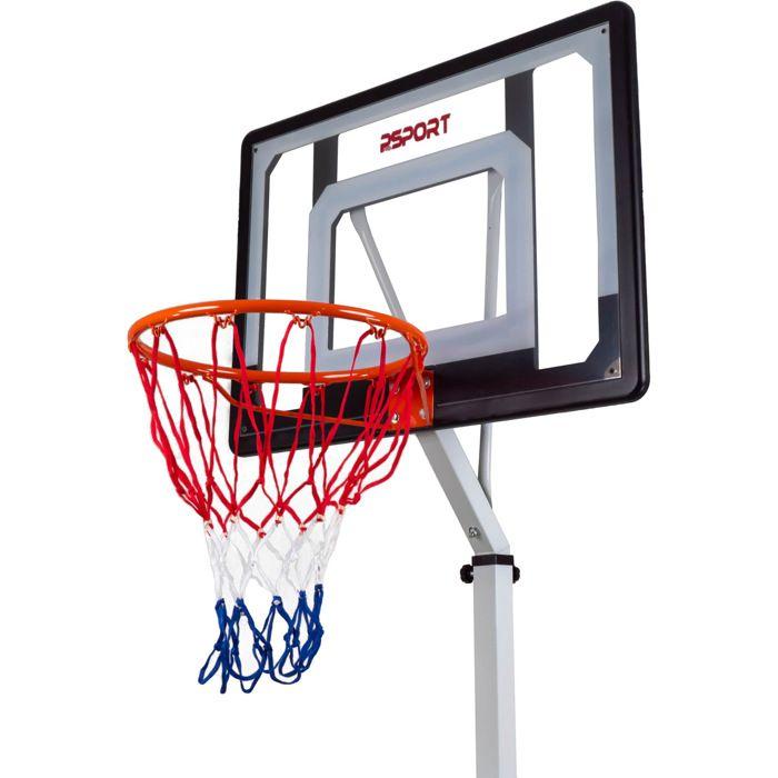 Panier de basket - NORDIC PROSTORE - Réglable 2,1-2,6m - Base 32L - Panneau 85x58cm - Mixte