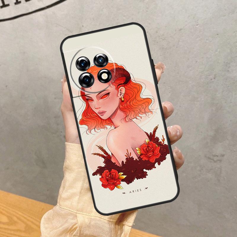 Horoscope Girl Scorpio Taurus Virgo Case For OnePlus Nord 5 CE 2 3 4 Lite N20 N30 OnePlus 15 13 12 11 13T 10T 12R 13R 15R Cover