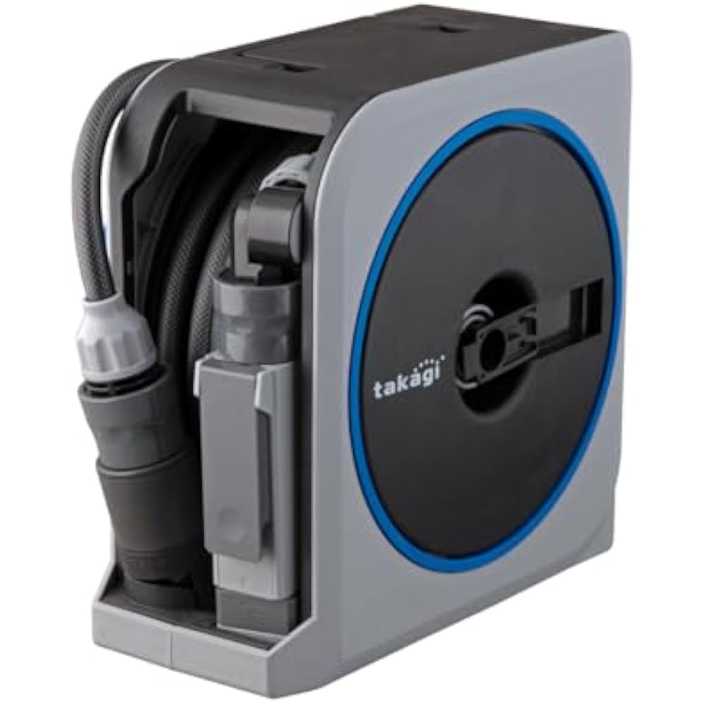 Takagi (takagi) hose hose reel NANO NEXT (light gray, 10m)