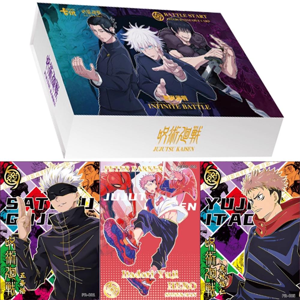 Jujutsu Kaisen Card Infinite Fierce Fighting Edition Gojo Satoru Fushiguro Megumi Flash Gold Collection Card Toy Gift