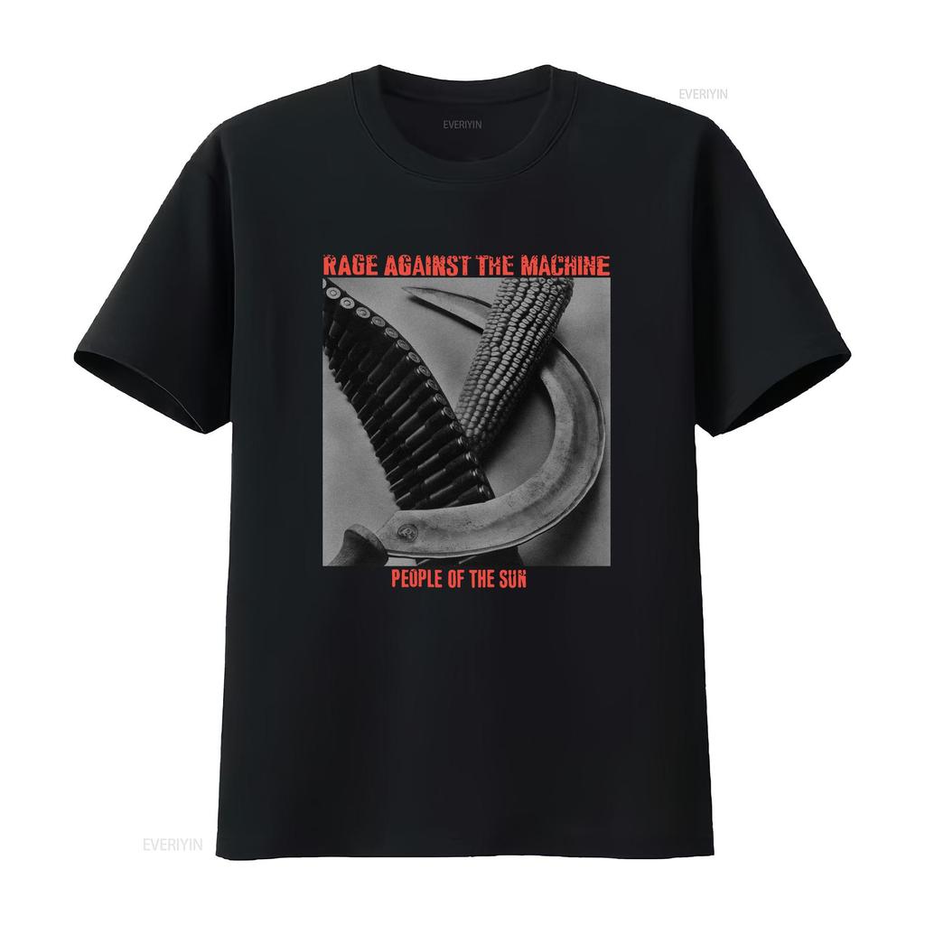 Maglietta Vintage Rage Against The Machine vintage Lavata grafica uomo Versatile streetwear Unisex Top Per l'uso quotidiano Morbido
