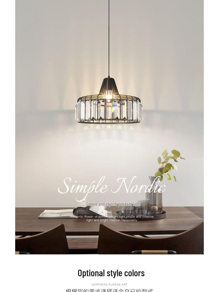 Simple Modern Crystal Chandelier for Restaurant or Bedroom