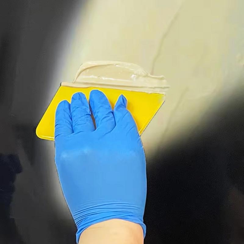 Plastic Film Scraper Set Flat Squeegee Body Filler Spreader for Auto Film Fitting, Clear Film Application and Panel Wiping