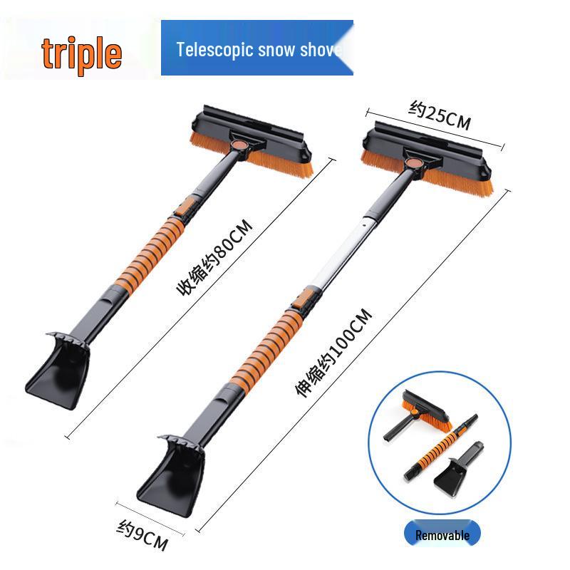 

Multi-Purpose Car Snow Removal Brush and Ice Scraper
