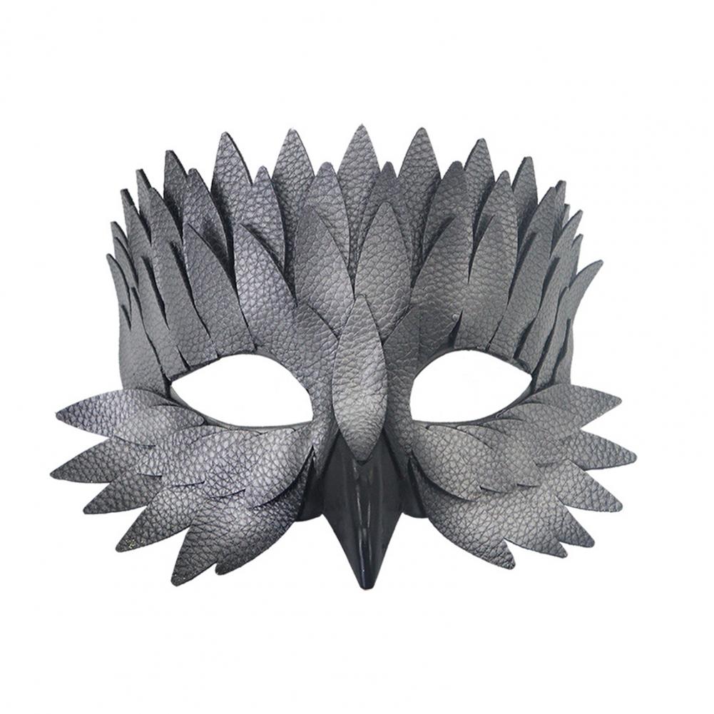 

Party Face Cushion Halloween Masque Adjustable Halloween Face Guard for Role Playing Cosplay Masquerade Prop Multi-layer Half